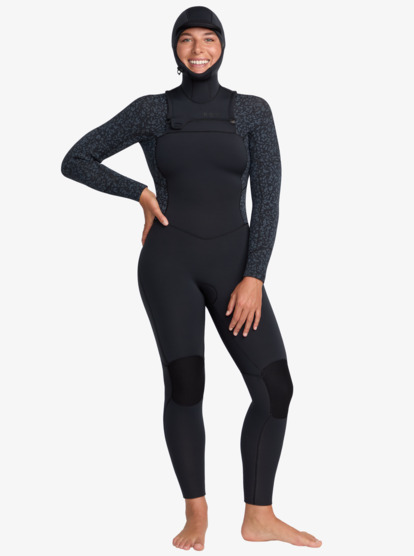 5/4 Swell Natural - Hooded Chest Zip Wetsuit for Women  26BW203503