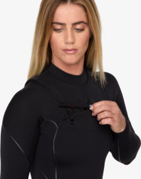 3 4/3 Elite Xtra Warm - Chest Zip Wetsuit for Women Black 26BW213501 Roxy