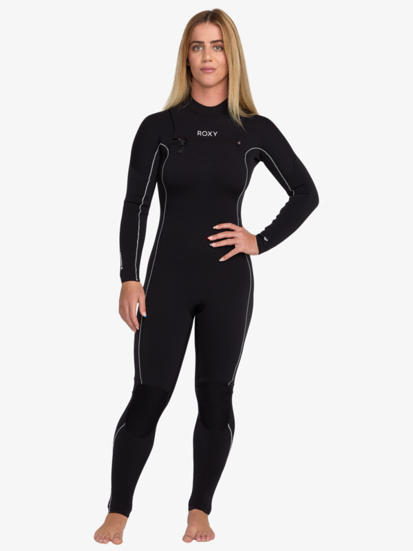 0 4/3 Elite Xtra Stretch - Chest Zip Wetsuit for Women Black 26BW213504 Roxy