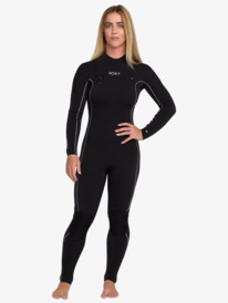 0 4/3 Elite Xtra Stretch - Chest Zip Wetsuit for Women Black 26BW213504 Roxy