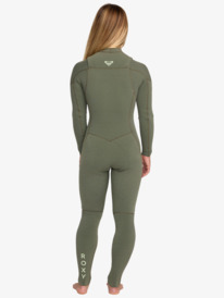 3 4/3 Elite Xtra Stretch - Chest Zip Wetsuit for Women Green 26BW213504 Roxy