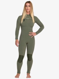 0 4/3 Elite Xtra Stretch - Chest Zip Wetsuit for Women Green 26BW213504 Roxy