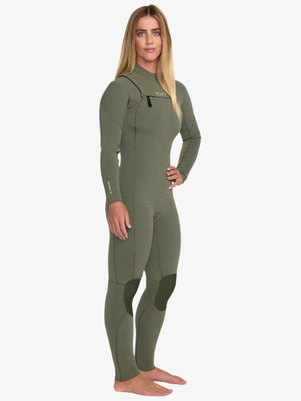 1 4/3 Elite Xtra Stretch - Chest Zip Wetsuit for Women Green 26BW213504 Roxy