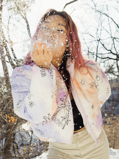 Chloe Kim - Bomber Zip-Up Jacket for Women  ARJJK03068