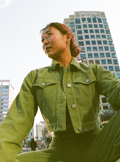 Chloe Kim - Corduroy Jacket for Women  ARJWT03331