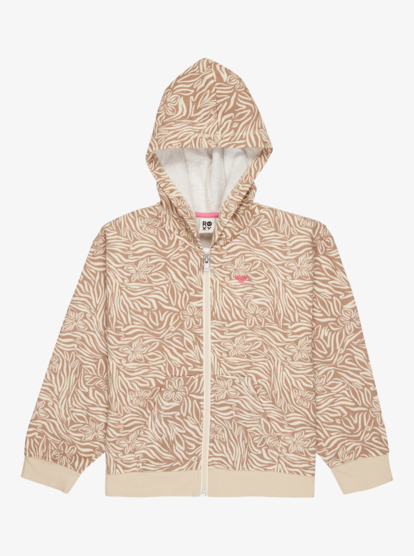 Twenty Five Miles - Printed Zip Hoodie for Girls 4-16  ERGFT04024