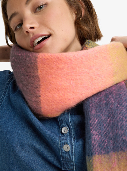 Cute Blush - Plaid Scarf for Women  ERJAA04411