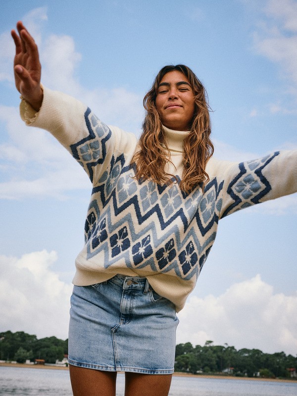 0 Rain Mini Skirt Beau Blue - Mini Denim Skirt for Women Blue ERJDK03038 Roxy