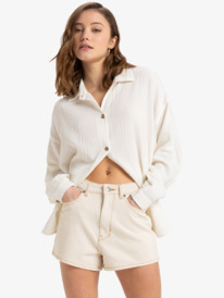 8 Chlo  Natural - Relaxed Fit Denim Short for Women Yellow ERJDS03323 Roxy