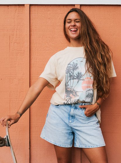 Morning Splendour - Denim Bermuda Shorts for Women  ERJDS03337