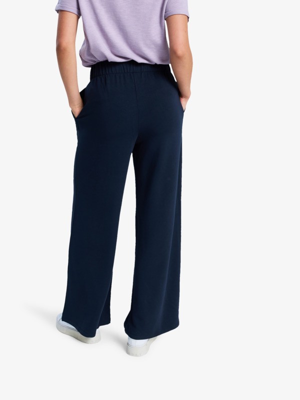 5 Surfing By Sunlight - Lounge Wide Leg Jogger for Women Black ERJFB03495 Roxy