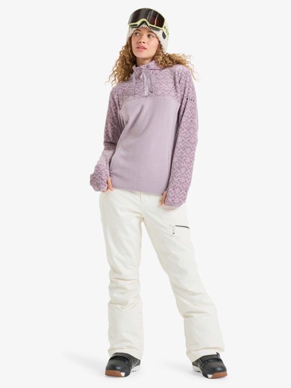 2 Sayna Half Zip - Technical Mid Layer for Women Purple ERJFT04831 Roxy