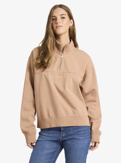 Our Town - Mock Neck Sweatshirt for Women  ERJFT04949