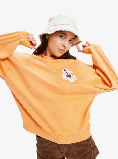 Lineup - Crew Neck Sweatshirt With Vintage Wash Effect for Women  ERJFT04989