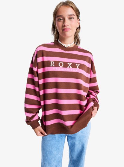 Strictly Stripes Oversized - Oversized Striped Sweatshirt for Women  ERJFT05004
