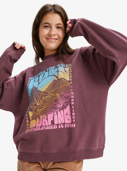 Lineup Oversized - Oversized Sweatshirt With Vintage Wash Effect for Women  ERJFT05005