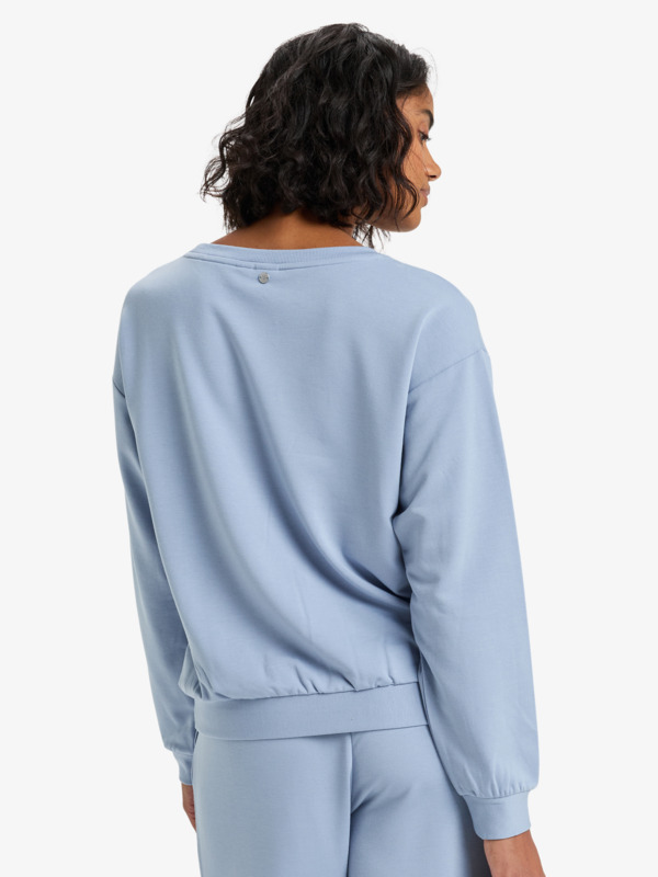 3 Surfing By Moonlight - Sweatshirt for Women Blue ERJFT05008 Roxy
