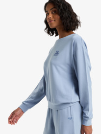 1 Surfing By Moonlight - Sweatshirt for Women Blue ERJFT05008 Roxy
