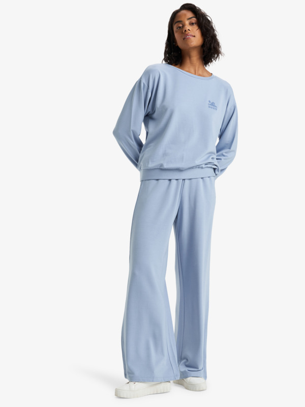 2 Surfing By Moonlight - Sweatshirt for Women Blue ERJFT05008 Roxy