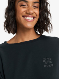 4 Surfing By Moonlight - Sweatshirt for Women Black ERJFT05008 Roxy