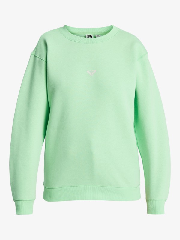 8 Surf Stoked Brushed - Sweatshirt for Women Green ERJFT05018 Roxy