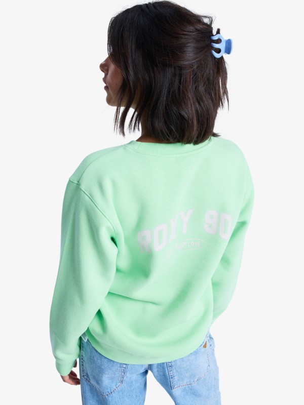 7 Surf Stoked Brushed - Sweatshirt for Women Green ERJFT05018 Roxy