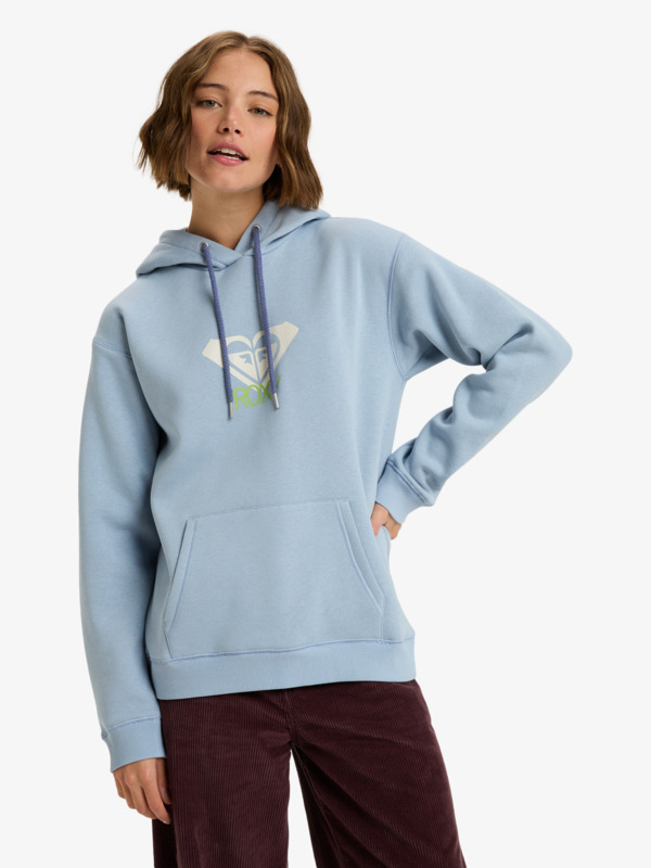 0 Surf Stoked Brushed Art - Hoodie for Women Blue ERJFT05020 Roxy