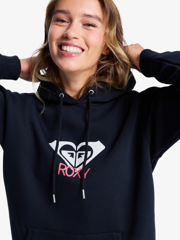 2 Surf Stoked Brushed Art - Hoodie for Women Black ERJFT05020 Roxy