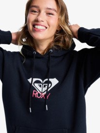 2 Surf Stoked Brushed Art - Hoodie for Women Black ERJFT05020 Roxy