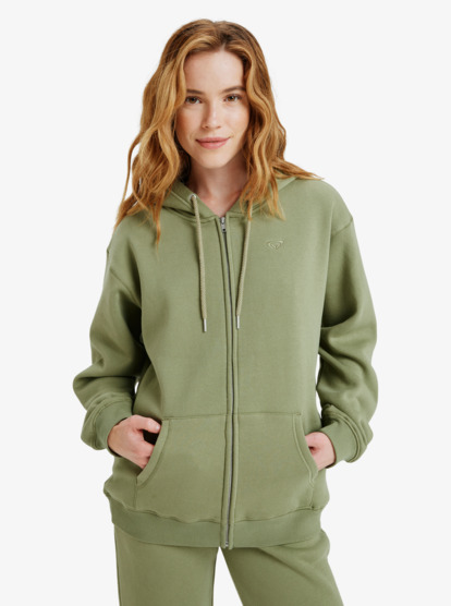 Surf Stoked Zipped Brushed - Zip Hoodie for Women  ERJFT05022
