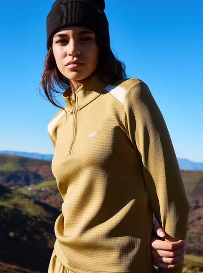 Waves Of Warmth Tech Top - Technical Long Sleeve Top for Women  ERJFT05033