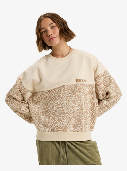 Gone Wild Block - Fleece With Printed Block for Women  ERJFT05040