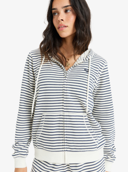 Perfect Stripe - Striped Zip Hoodie for Women  ERJFT05041