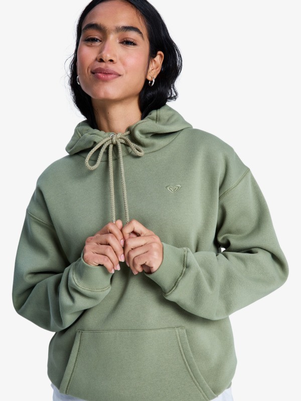 7 Surf Stoked Brushed - Hoodie for Women Green ERJFT05046 Roxy