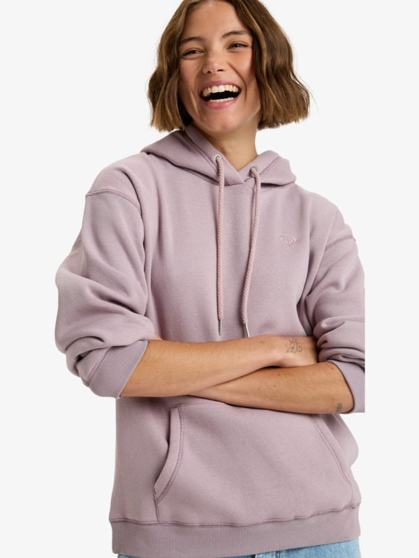 5 Surf Stoked Brushed - Hoodie for Women Purple ERJFT05046 Roxy