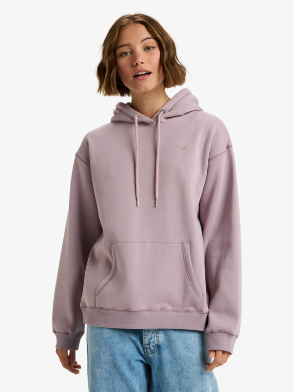 0 Surf Stoked Brushed - Hoodie for Women Purple ERJFT05046 Roxy