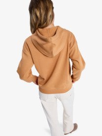 5 Perfect Place - Relaxed Hoodie for Women Brown ERJFT05049 Roxy