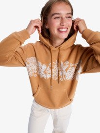 2 Perfect Place - Relaxed Hoodie for Women Brown ERJFT05049 Roxy