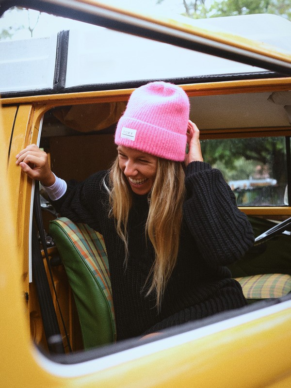 0 Wind Effect - Beanie for Women Pink ERJHA04447 Roxy
