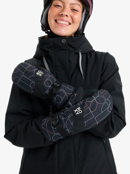 Roxy Jetty - Technical Snow Mittens for Women  ERJHN03266