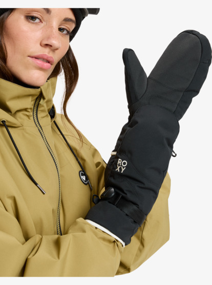 Roxy Jetty Solid - Technical Snow Mittens for Women  ERJHN03268