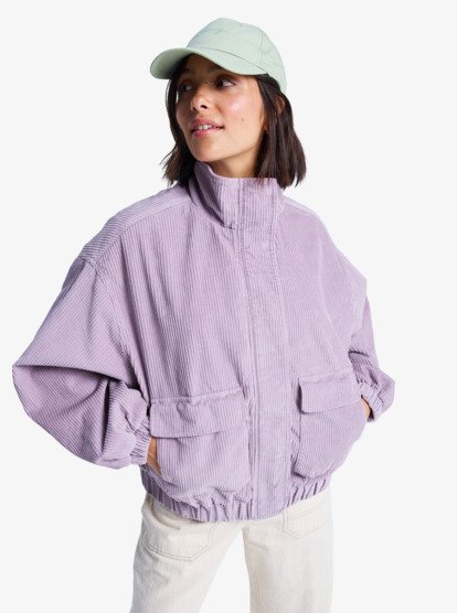 Slow Song Ii - Corduroy Oversized Jacket for Women  ERJJK03646