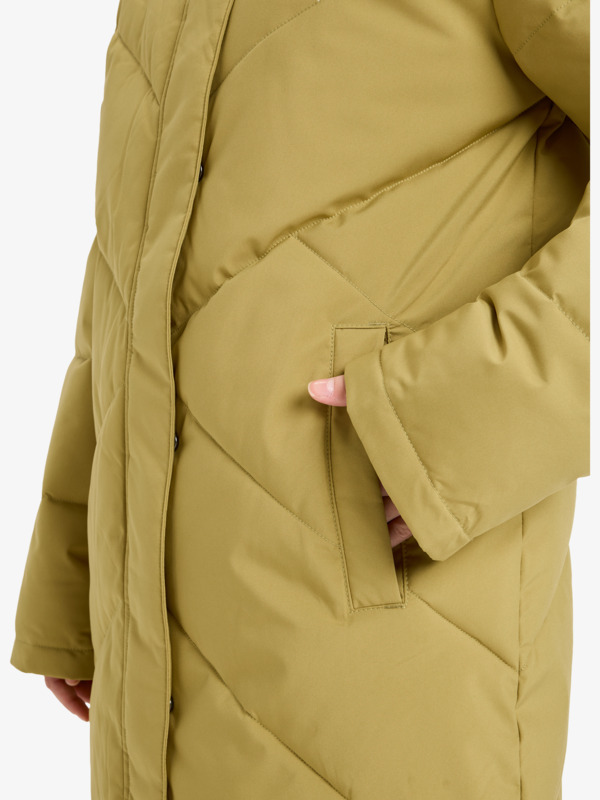 6 Ellie 5K - Cold Weather Jacket for Women Beige ERJJK03653 Roxy
