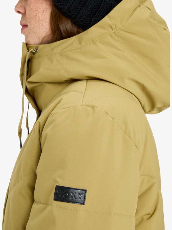 7 Ellie 5K - Cold Weather Jacket for Women Beige ERJJK03653 Roxy