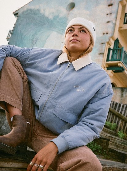 Sweet Talk - Cotton Canva Aviator Jacket for Women  ERJJK03672