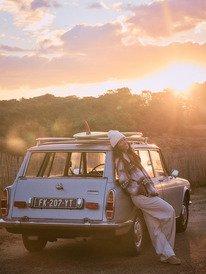 1 Feels Like Winter - Oversized Sherpa Zip Jacket for Women Brown ERJJK03676 Roxy