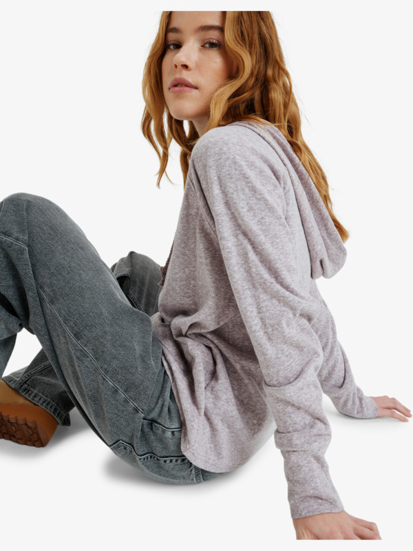 5 Destination Surf - Hoodie for Women Purple ERJKT04187 Roxy