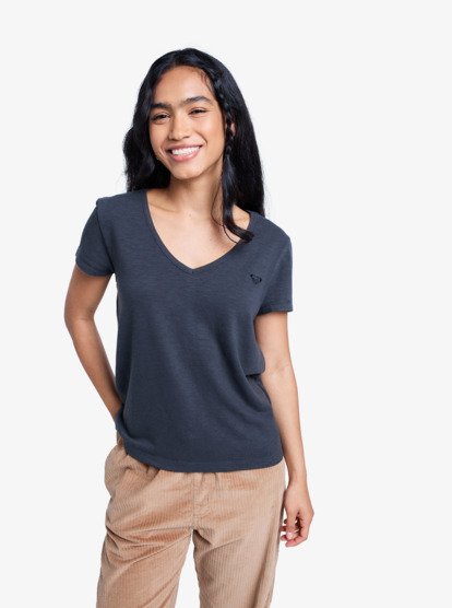 Is Flowing Top V - V Teck T-Shirt for Women  ERJKT04306