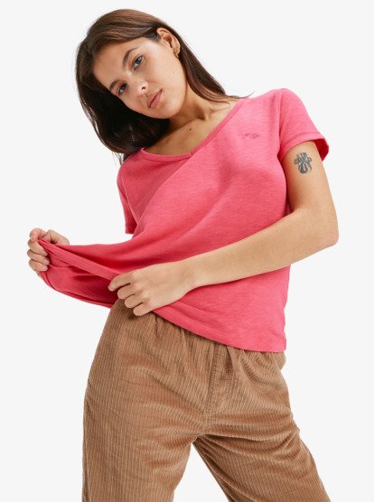 Is Flowing Top V - V Teck T-Shirt for Women  ERJKT04306