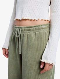 5 Time Off Pointelle - Long Sleeve Pointelle Top for Women Beige ERJKT04331 Roxy